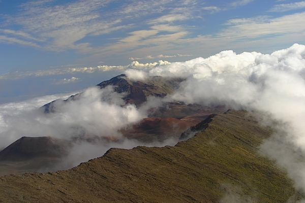 Temptation Tours haleakala crater clouds