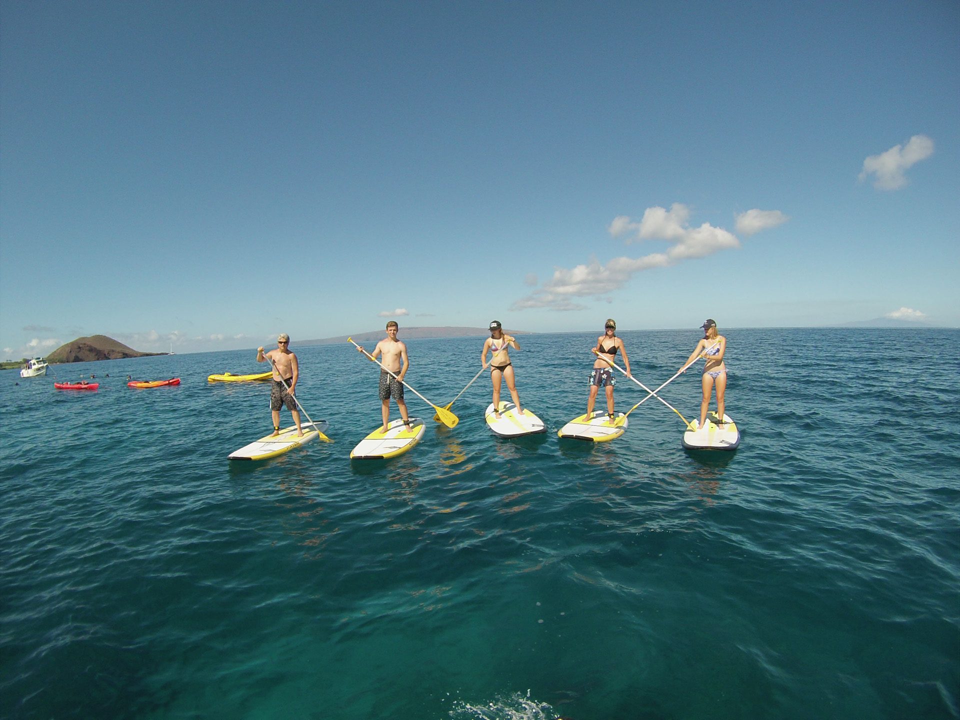 maui stand up paddle MakenaSUPFamily