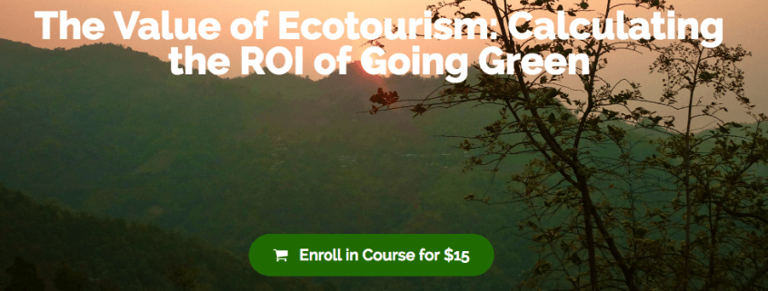 value of ecotourism calculating